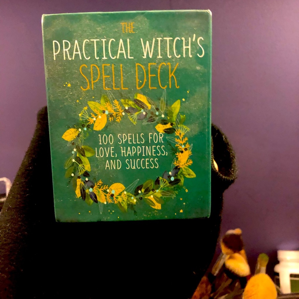 A practical witches spell deck, 100 spells did love, happiness, and success.